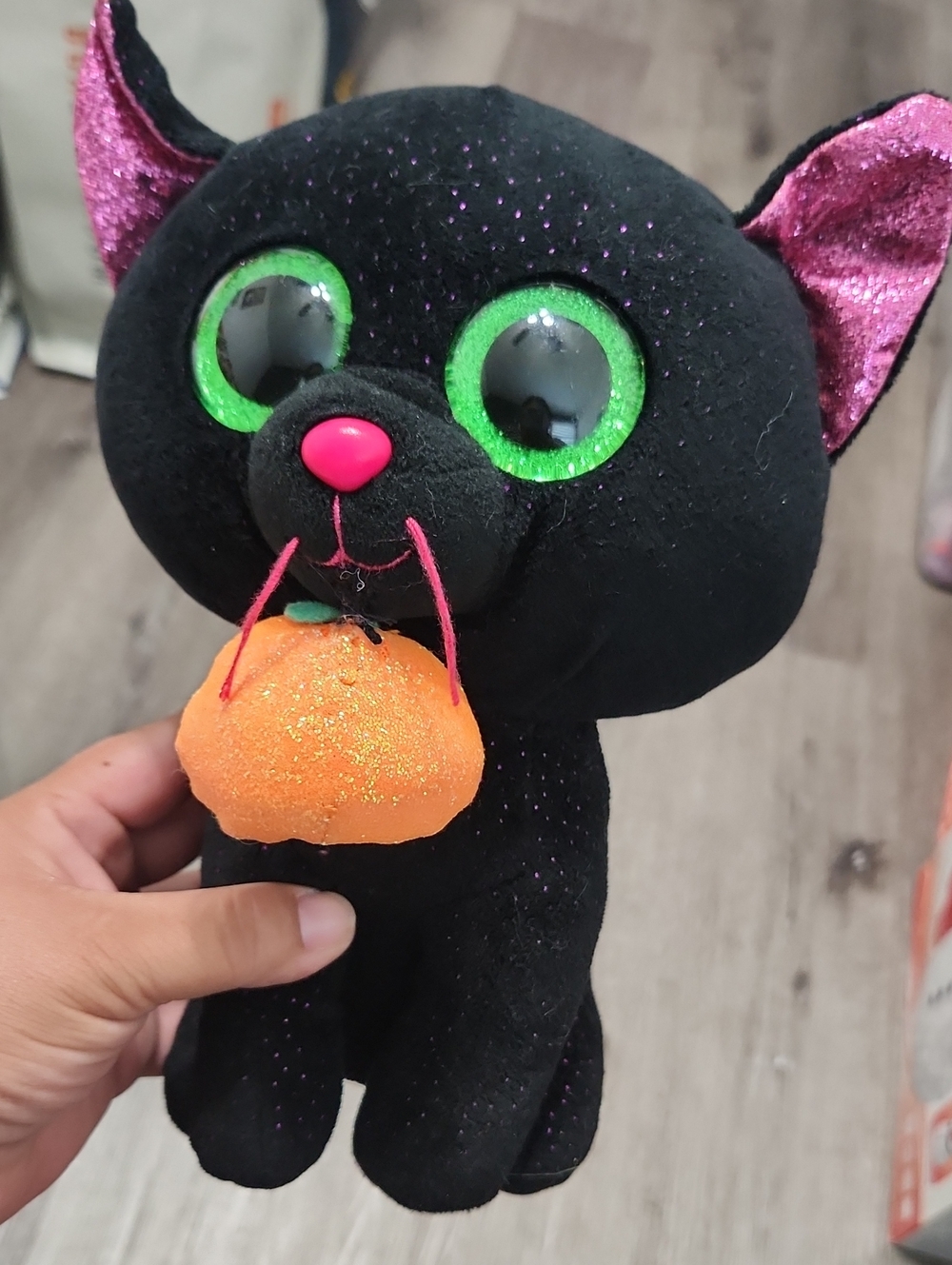 Ty Halloween Cat Plush